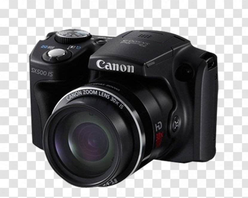 Point-and-shoot Camera Zoom Lens Wide-angle Photography - Canon Products In Kind Sx5001s Transparent PNG