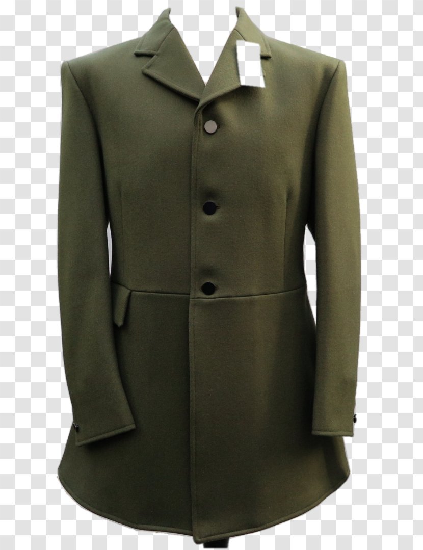 Overcoat Khaki Trench Coat - Tattersall Transparent PNG