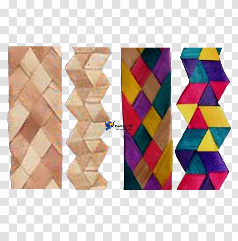 Planet Pleasures Inc Textile Pleasures, Inc. Rainbow Woven Fabric - Bird - Zig Zag Transparent PNG