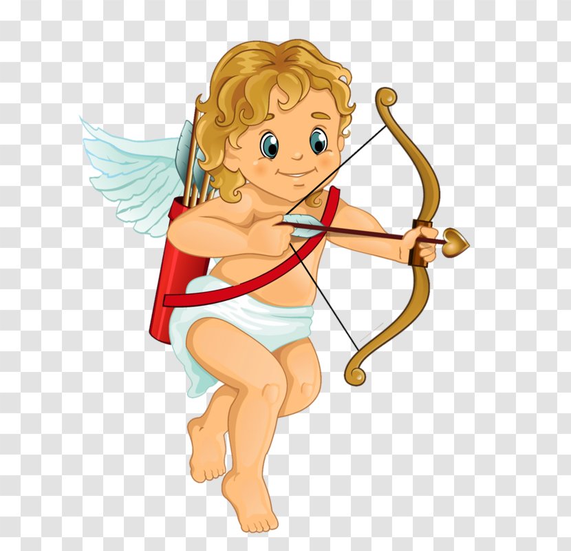 Cupid - Watercolor - Boy Transparent PNG