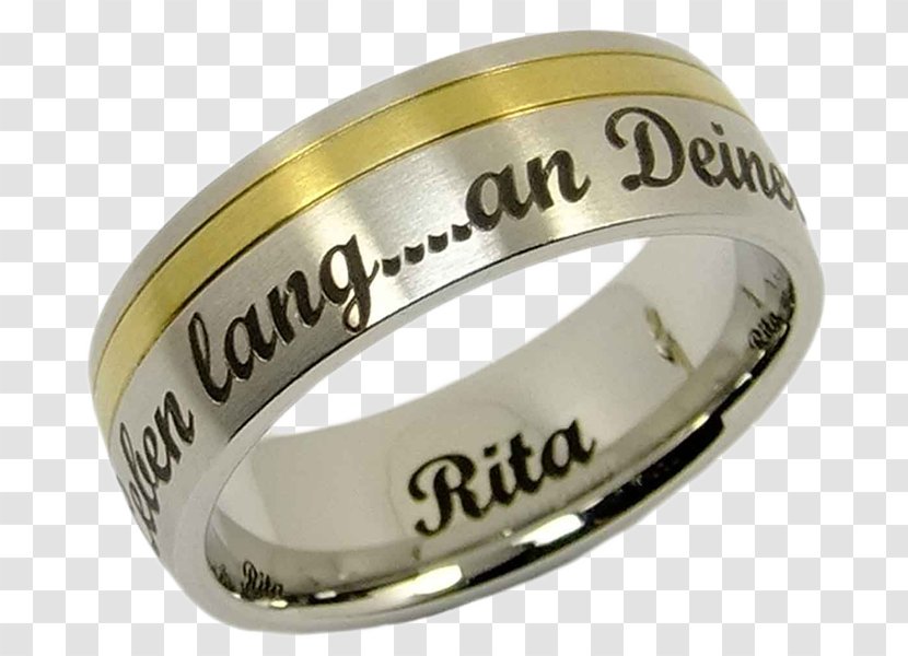 Wedding Ring Engagement Silver Platinum - Metal - Material Transparent PNG