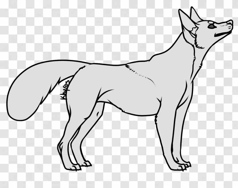 Line Art Dog Breed Akita Red Fox - Frame - Journal Tail Footer Transparent PNG