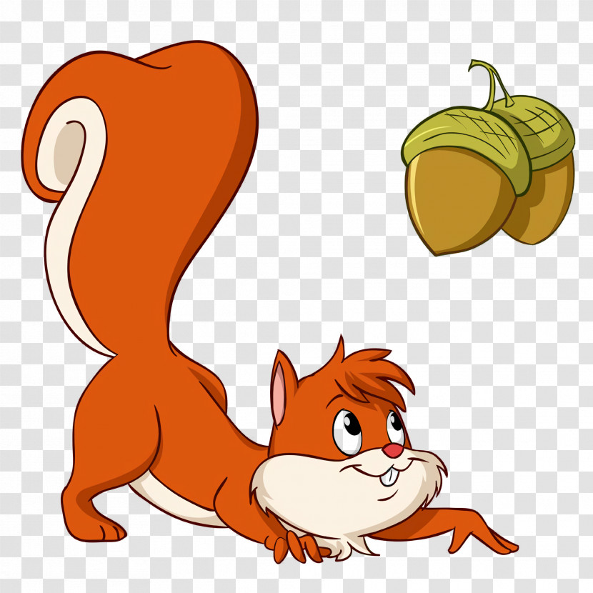 Squirrel Acorns Transparent PNG