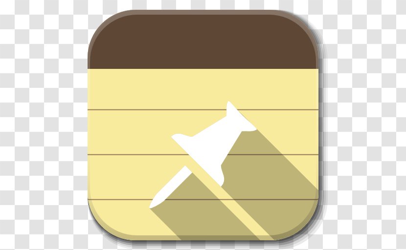 Angle Yellow Font - Iphone - Apps Note Taking App B Transparent PNG