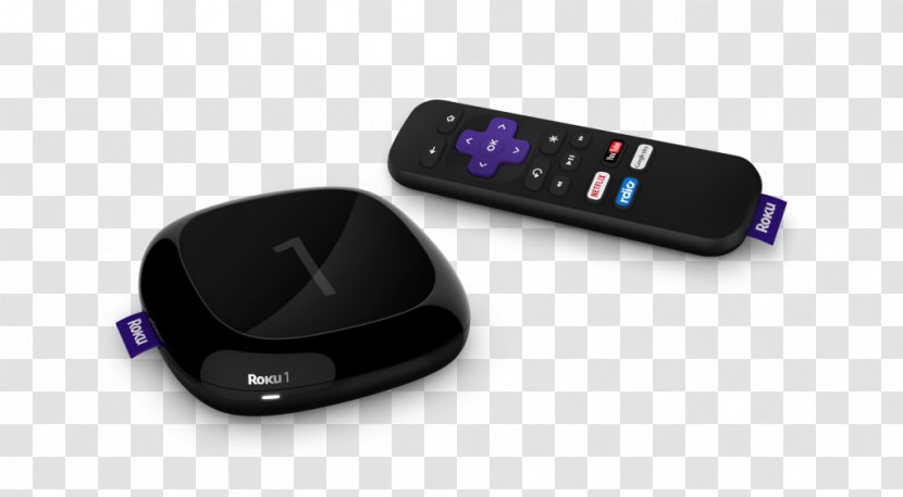 Roku 1 2 Streaming Media Digital Player 3 - Remote Controls Transparent PNG