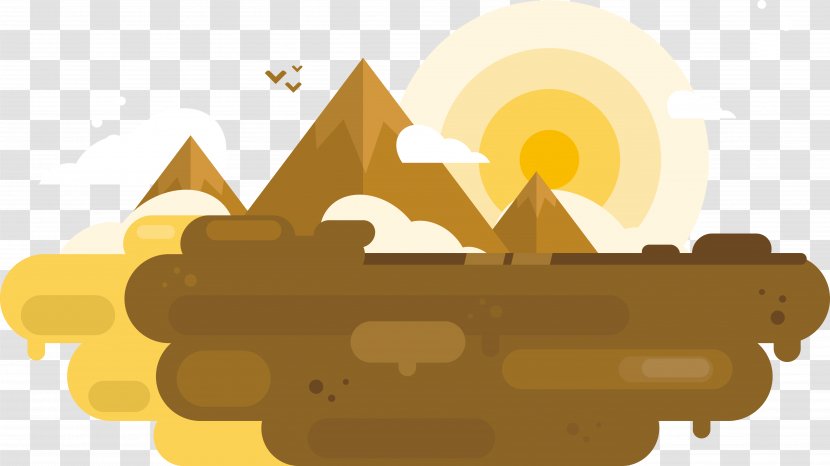 Cartoon Mountain - Brand - Suspended And Transparent PNG