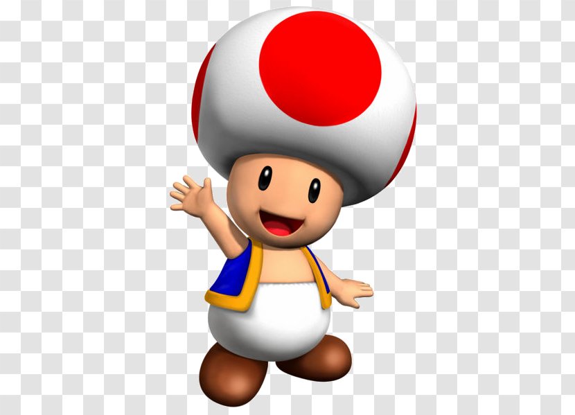 Toad Super Mario Bros. Paper - Animated Cartoon - Kart Transparent PNG