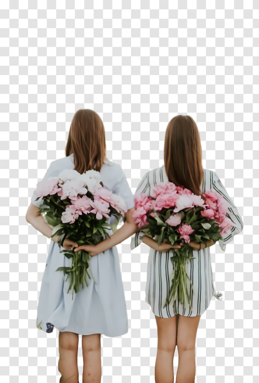 Total Changes Hair Salon Flower Bouquet Floral Design Bridesmaid Girl - Artificial Transparent PNG