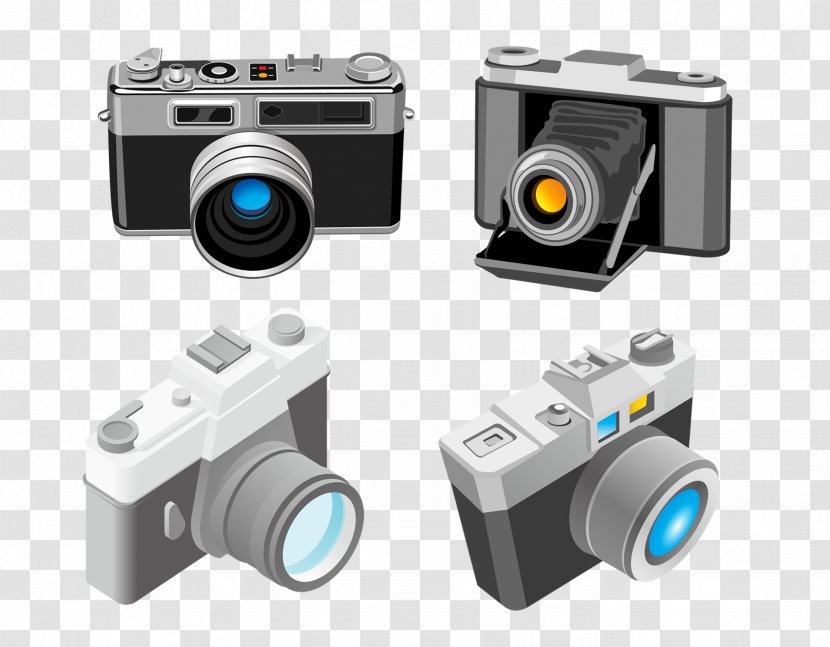 Photographic Film Mirrorless Interchangeable-lens Camera Photography - Cameras Optics - Cartoon Transparent PNG