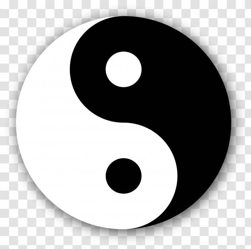 Yin And Yang Symbol Traditional Chinese Medicine Taoism - Black White Transparent PNG
