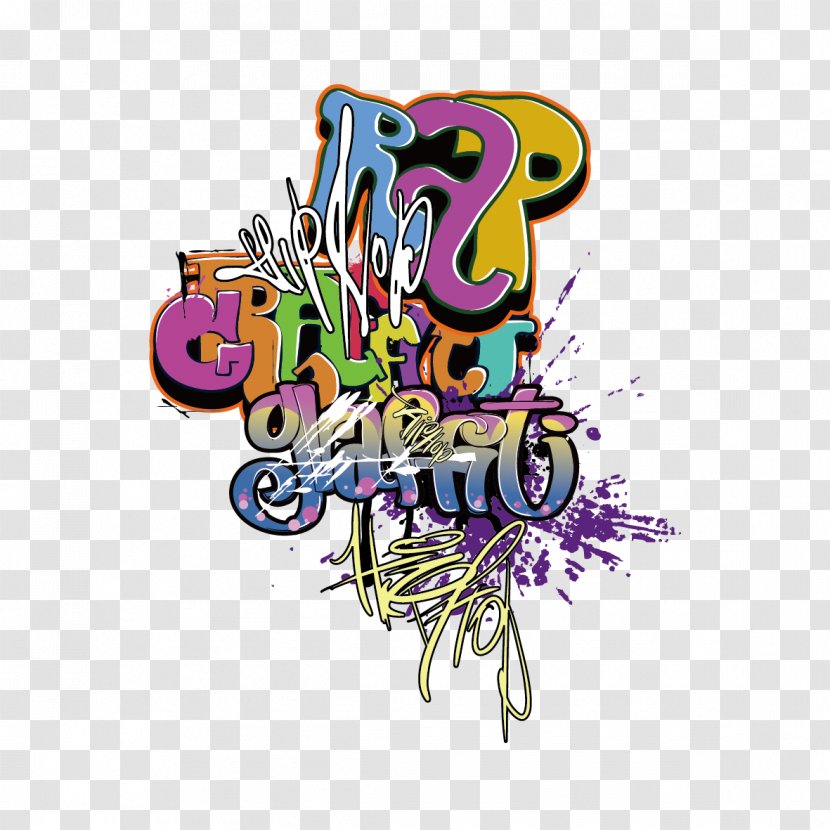 Graffiti Mural Tag Art - Wall Decal - Creative Drawing Decorative Material Transparent PNG