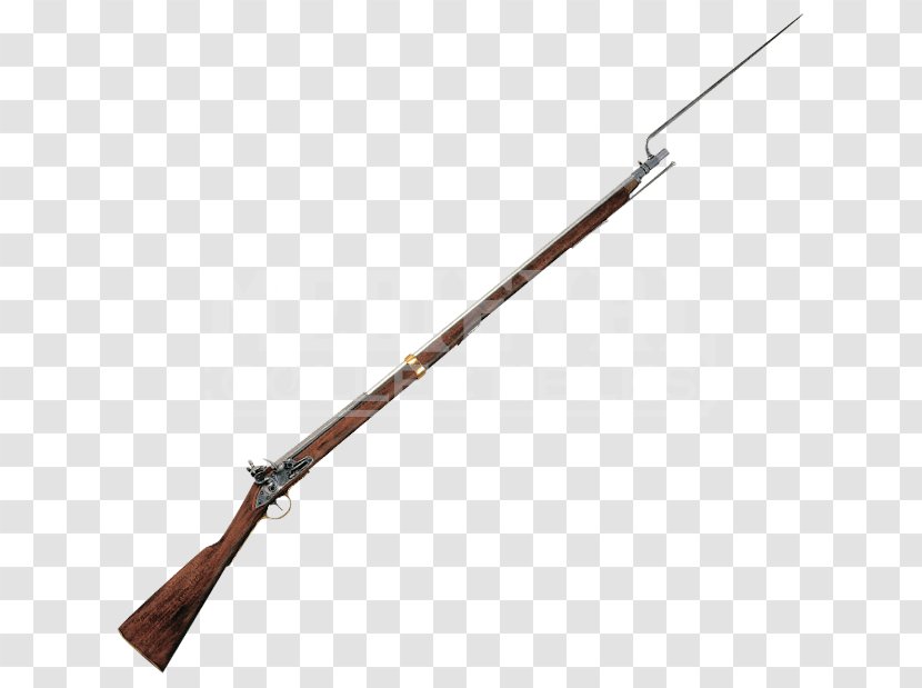 American Revolutionary War Brown Bess Flintlock Weapon - Watercolor - Deadpool Transparent PNG