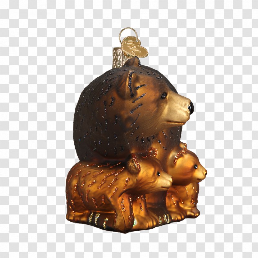 Bear Christmas Ornament Figurine - Carnivoran Transparent PNG