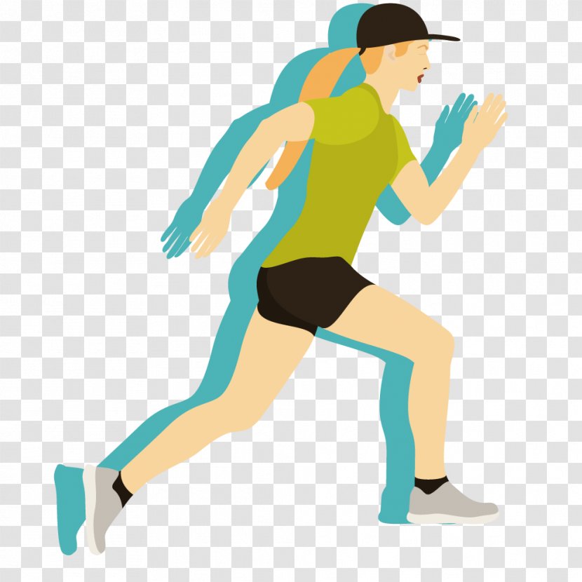 Running Illustration - Silhouette - Women's Transparent PNG