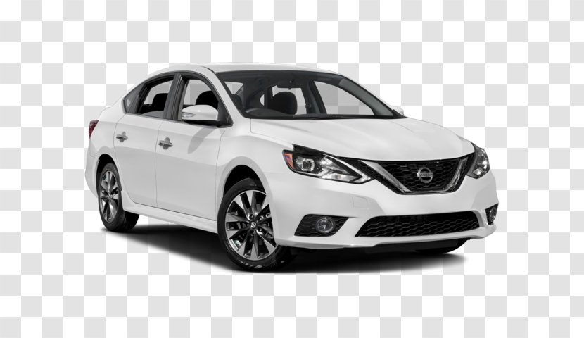 2018 Nissan Sentra SV Sedan Compact Car - Grille Transparent PNG