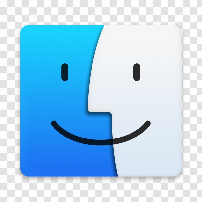 Finder - Smiley - Apple Logo Transparent PNG