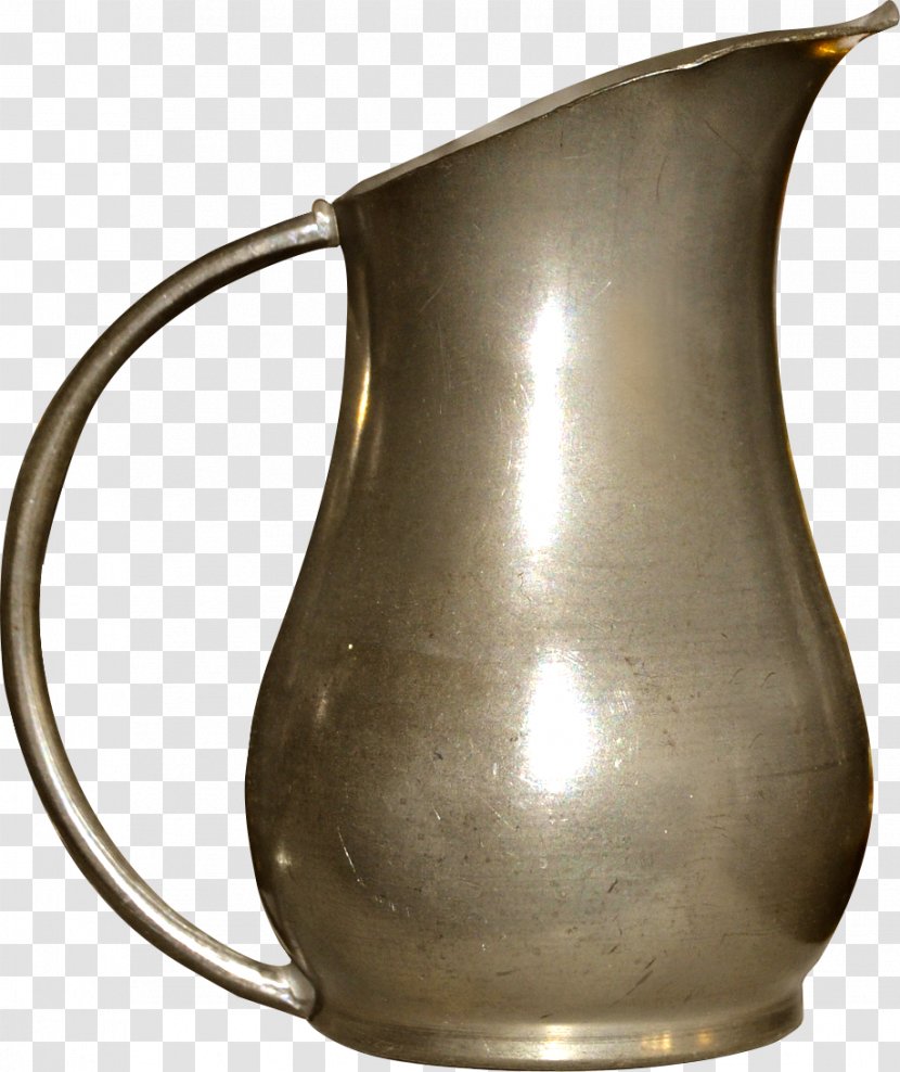 Jug Metal Kettle - Brown Transparent PNG