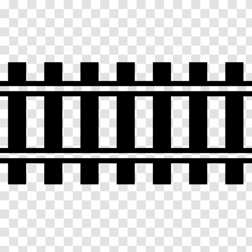Rail Transport Train Track - Symmetry - Finish Line Transparent PNG
