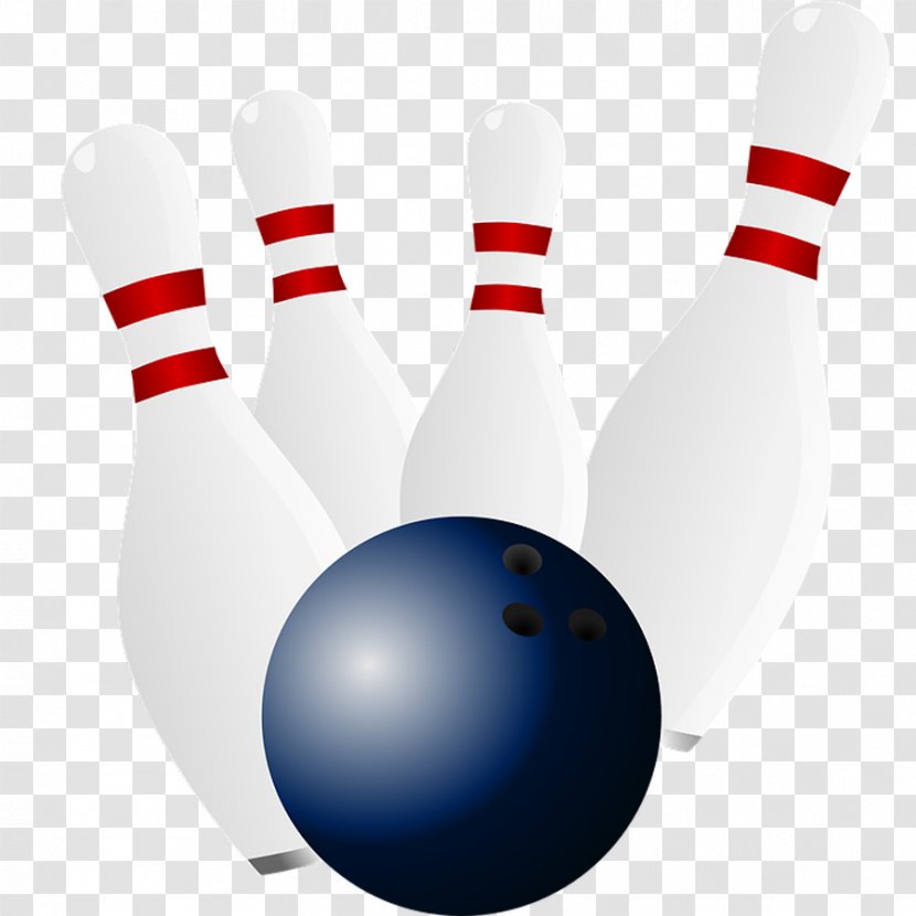 Bowling Ball Pin Ten-pin Clip Art - Tenpin - Vector Transparent PNG