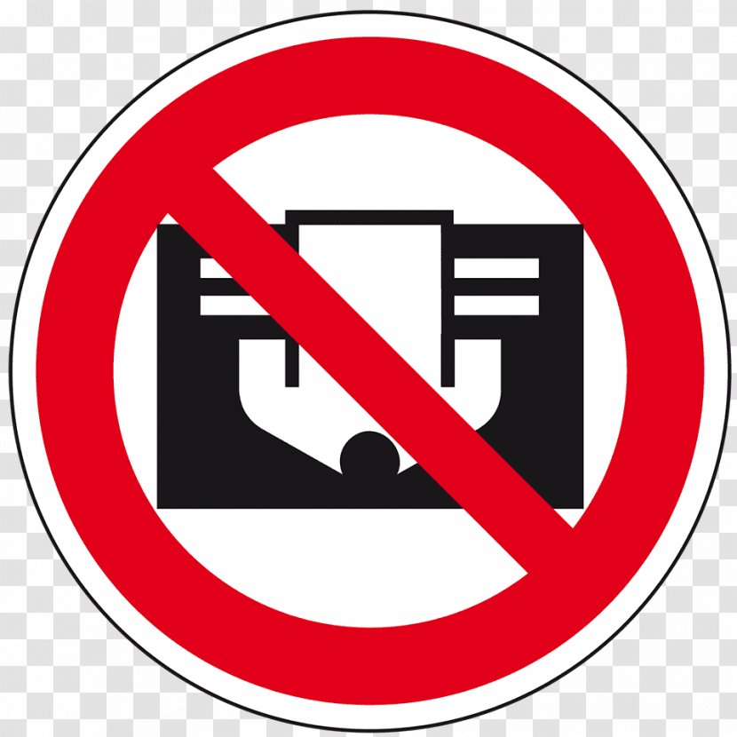 No Symbol Biztonsági Szín- és Alakjelek Plastic Sign Sticker - Text Transparent PNG