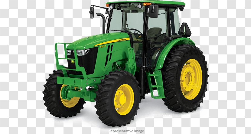 John Deere Tractor Agriculture Agricultural Machinery Farm - Equipment Transparent PNG