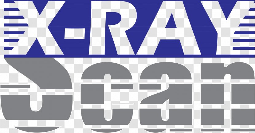 X-ray Generator Backscatter Logo - Blue - Text Transparent PNG
