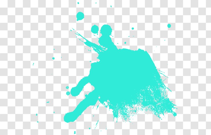 Watercolor Painting Rendering - Blue - Paint Transparent PNG