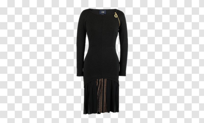 Little Black Dress Neck Pattern - Long-sleeved Transparent PNG