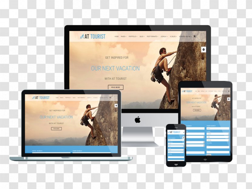 Responsive Web Design Template System - Joomla Transparent PNG