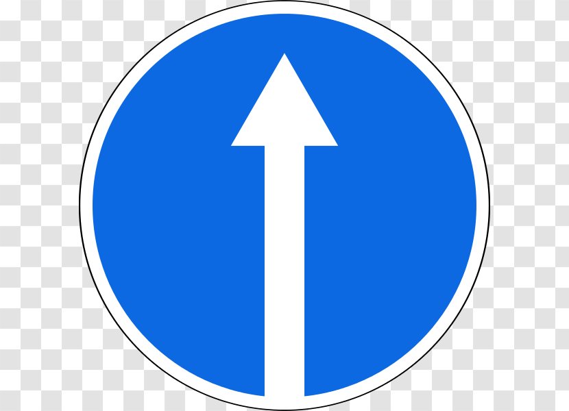 Traffic Sign Mandatory Road Code Transparent PNG
