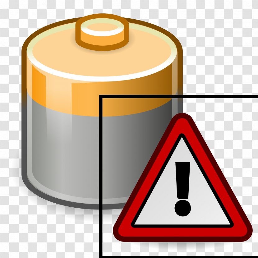 Battery Charger Lithium-ion Clip Art - Cylinder - Caution Transparent PNG