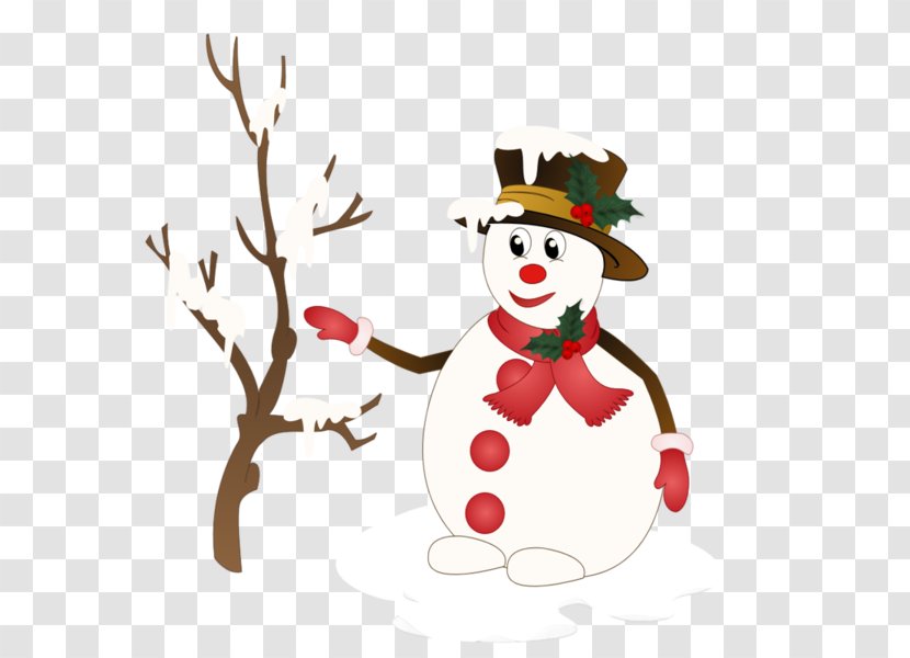 Christmas Snowman Drawing - Tree - Hand-painted Transparent PNG