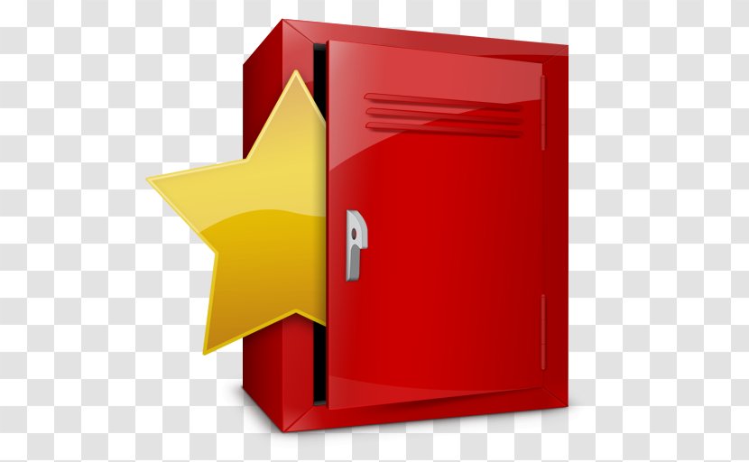 Locker Clip Art - Mail - Red Transparent PNG