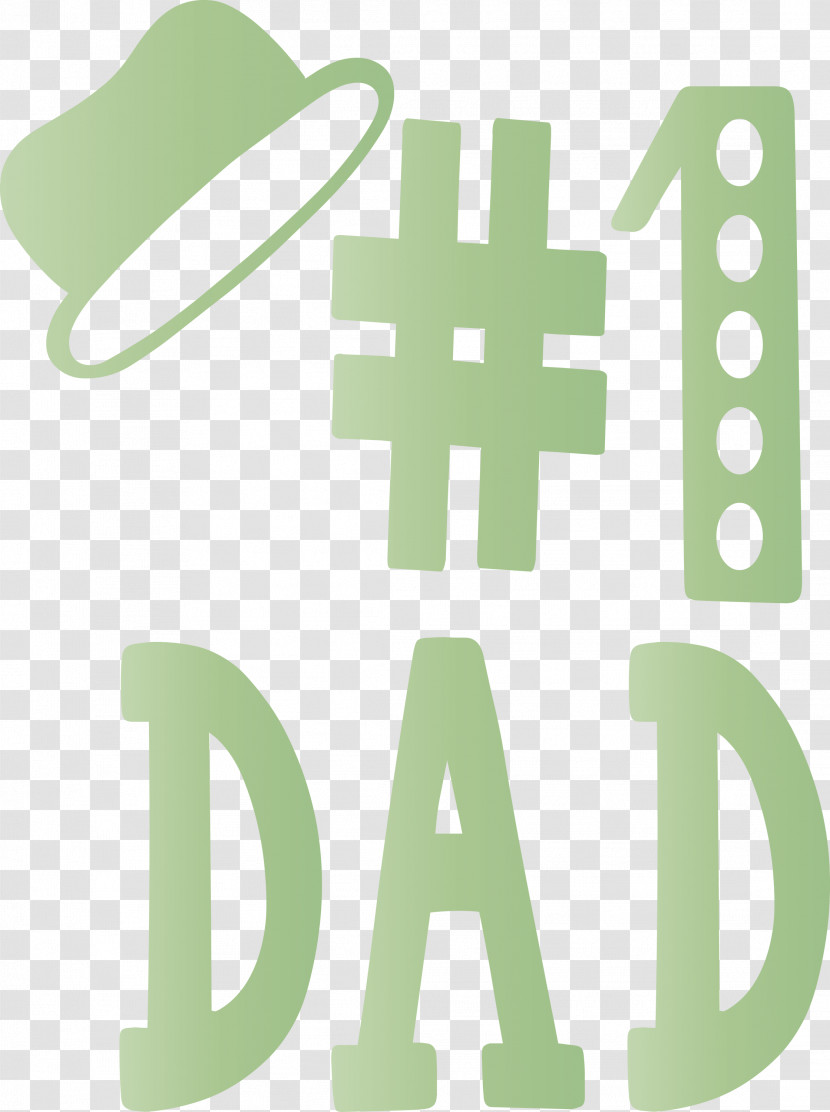 No1 Dad Happy Fathers Day Transparent PNG