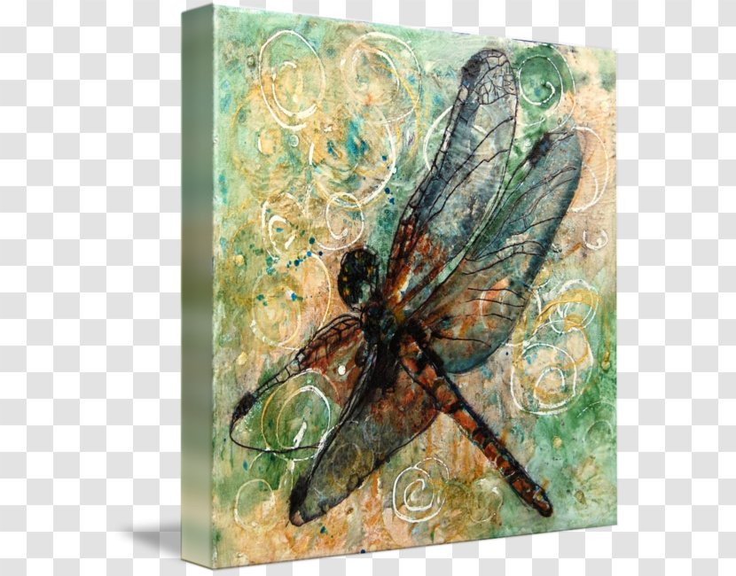Butterfly Contemporary Art Watercolor Painting - Work Of Transparent PNG