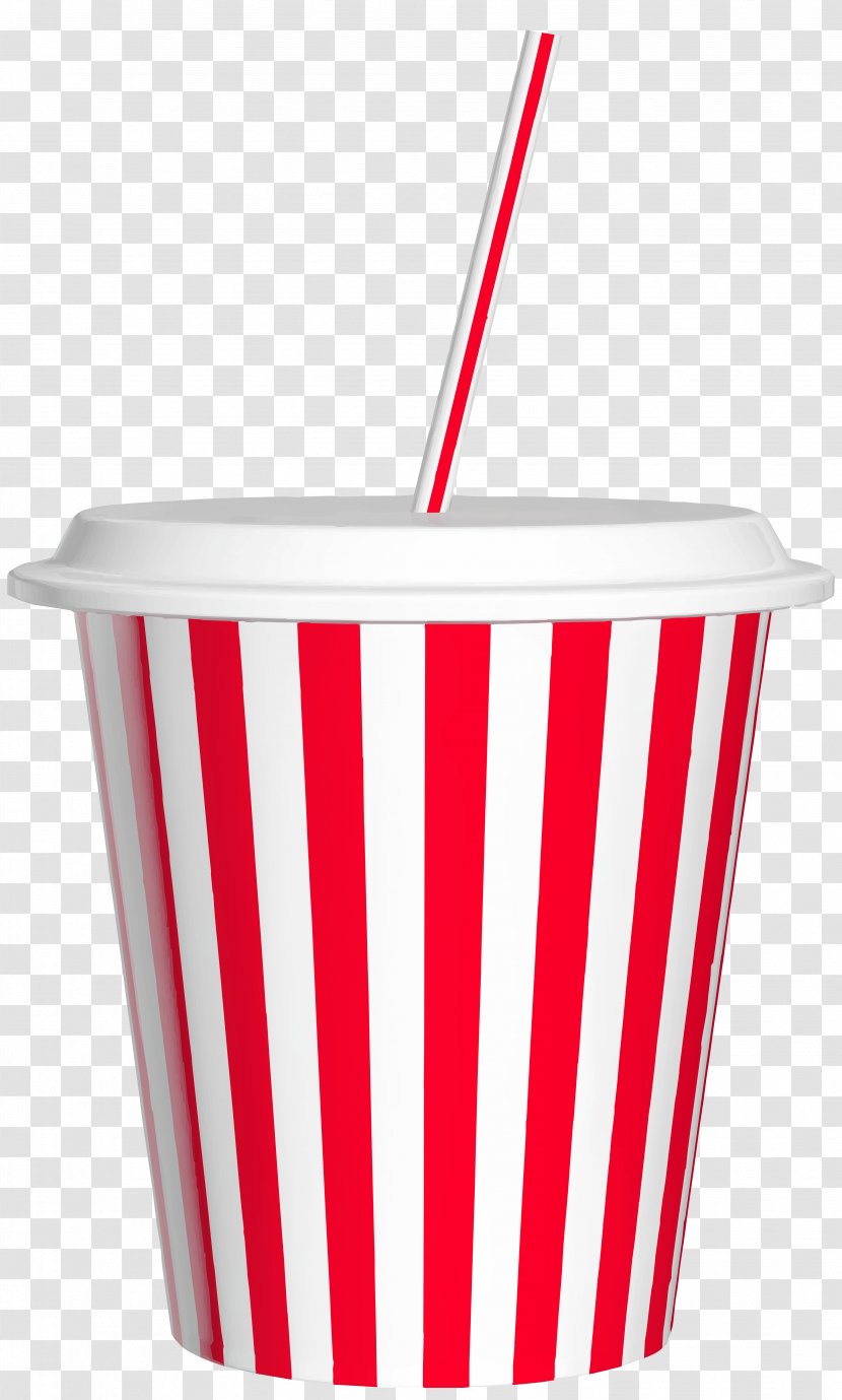 Drinking Straw Cup Drink Clip Art - Red Transparent PNG