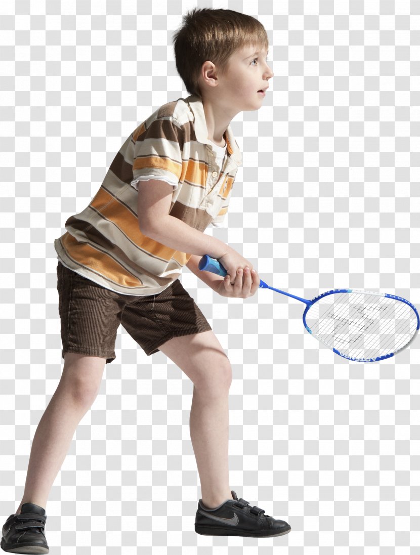Child Badminton Boy - Rackets - Little Playing Transparent PNG