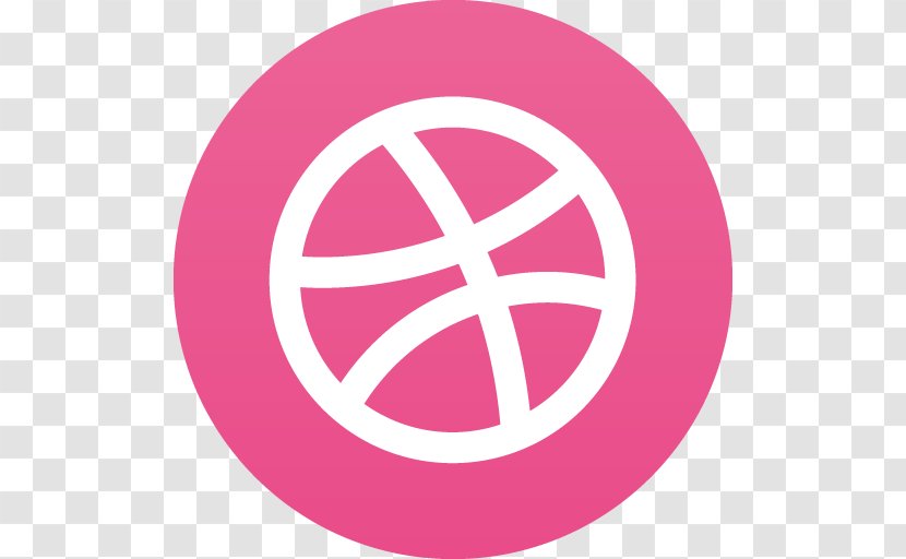 Pink Area Trademark Symbol Brand - Dribbble Transparent PNG