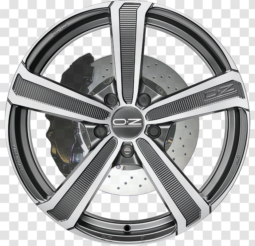 Car Alloy Wheel OZ Group Autofelge - Auto Part Transparent PNG