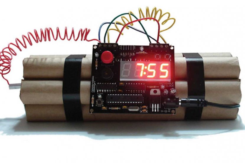Time Bomb TNT Dynamite Explosion - Alarm Clocks Transparent PNG