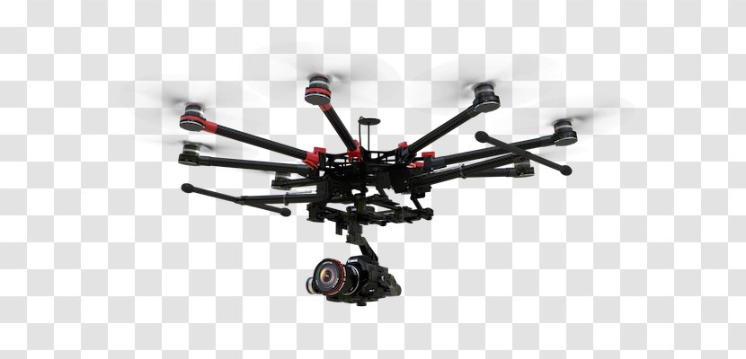 Quadcopter Unmanned Aerial Vehicle Multirotor Helicopter DJI Spreading Wings S1000+ Transparent PNG