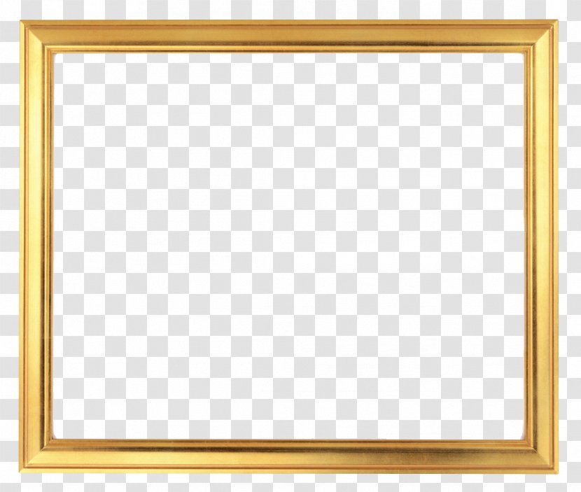 Picture Frames Gold Rectangle Stock Photography - Yellow - Frame Transparent PNG