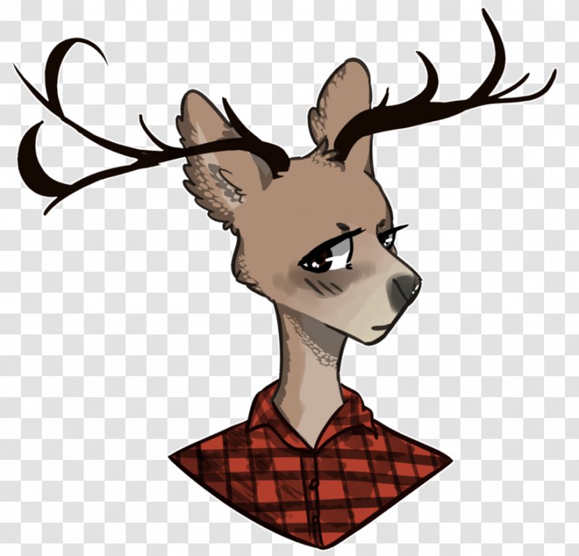 Reindeer Macropods Dog Mammal Antler - Vertebrate Transparent PNG