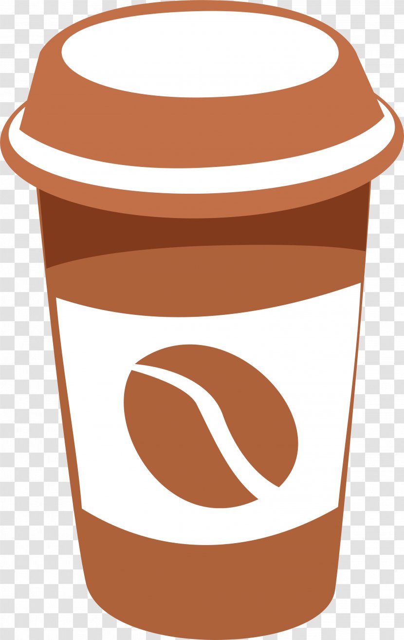 Coffee Cup Cafe Bean - Simple Transparent PNG