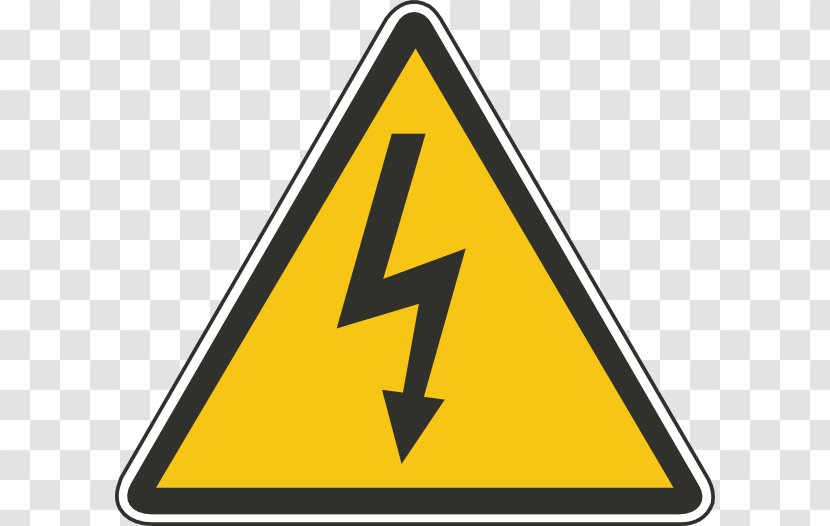 High Voltage Electricity Clip Art - Signage - Overhead Transparent PNG