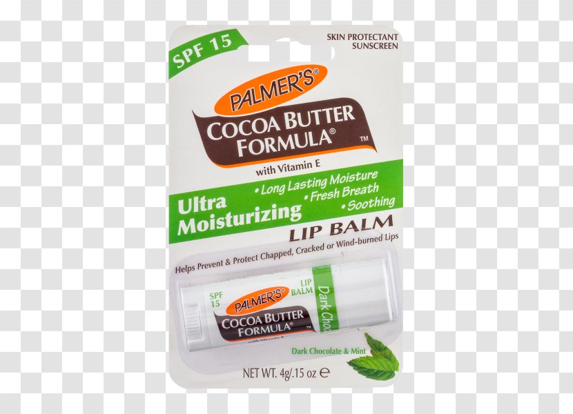 Lip Balm Sunscreen Palmer's Cocoa Butter Formula Concentrated Cream Daily Skin Therapy - Moisturizer - Chocolate Transparent PNG