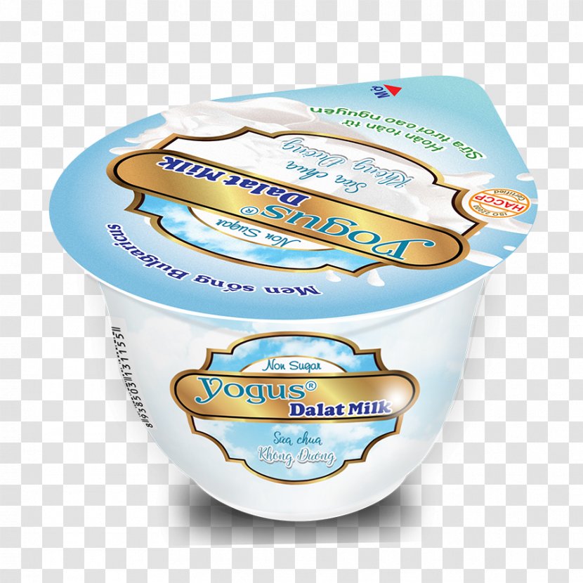 Cream Raw Milk Da Lat Yoghurt - Vinamilk Transparent PNG