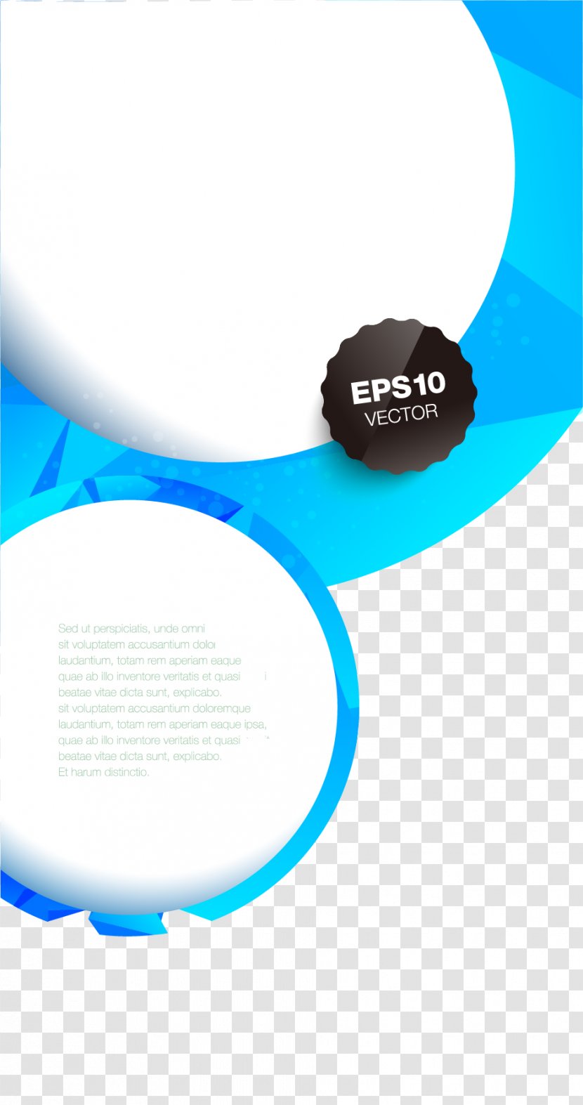 Blue Graphic Design - Technology - Science And Border Vector Material Transparent PNG