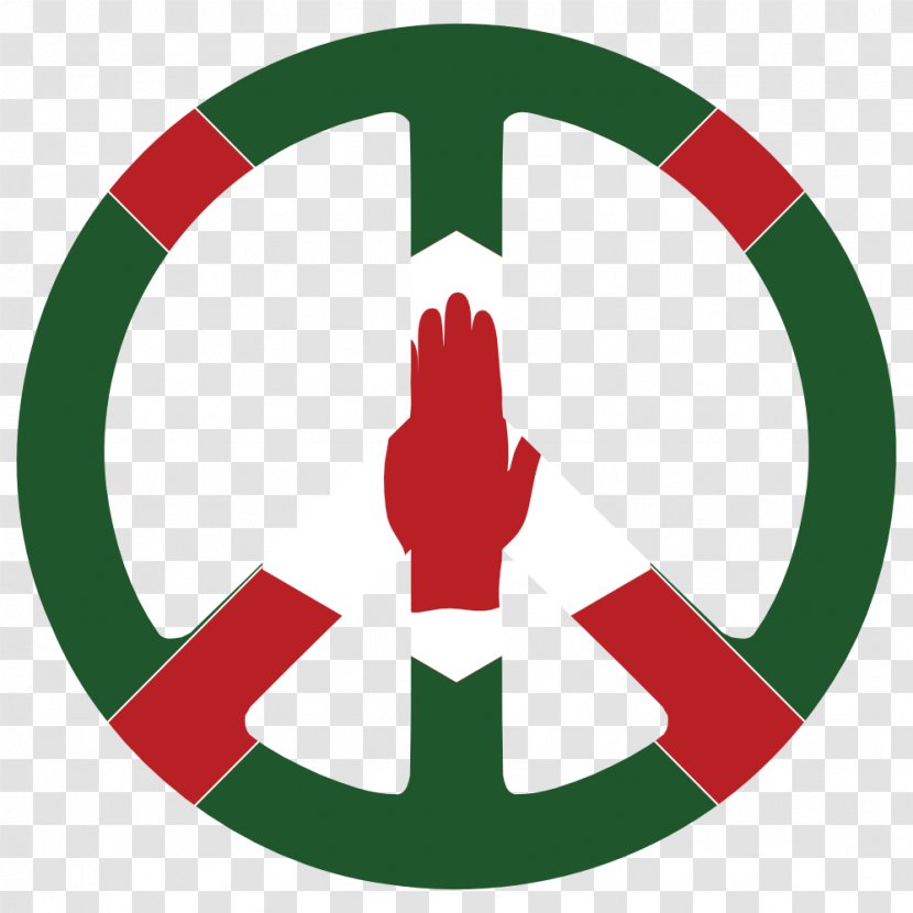 Peace Symbols White Decal Sticker - Irish Transparent PNG