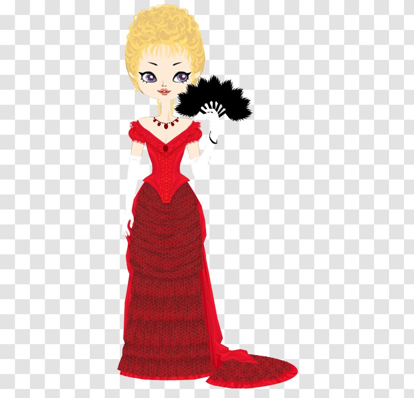 Costume Design Gown Cartoon Character - Dress - Doll Transparent PNG